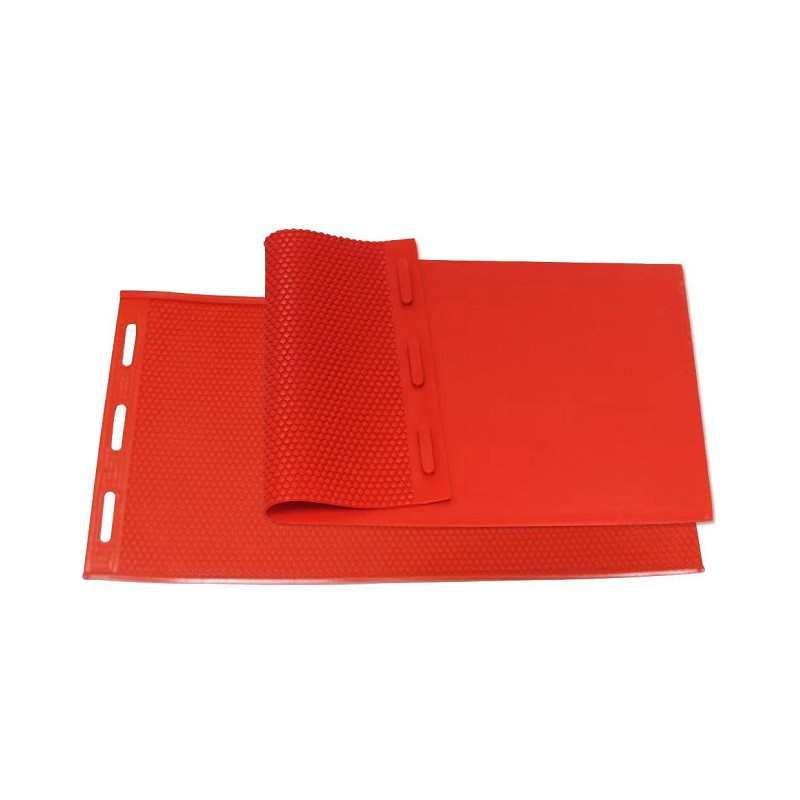 硅胶巢础机手动橡胶巢础压片模具 巢础蜡片DIY橡胶模具2片5.4房眼