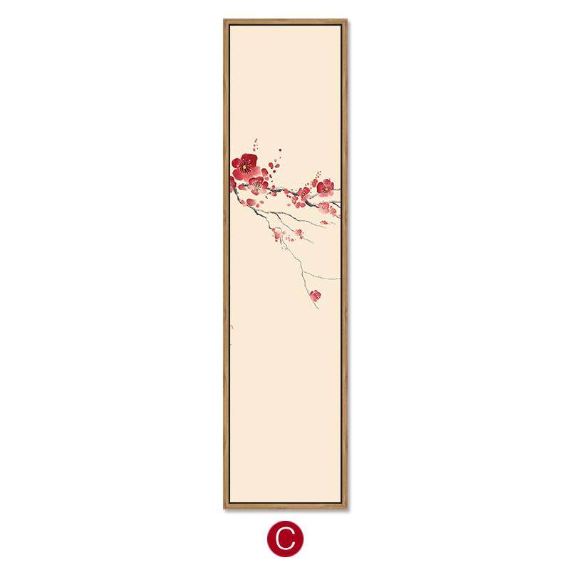 新中式客厅装饰画花鸟四条屏挂画禅意沙发背景墙组合四联画中国风,家居饰品,现代装饰画,淘宝优惠券,粉丝福利购,淘宝优惠卷