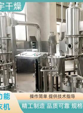 FLP流化床沸腾制粒机小型造粒包衣机固体饮料板蓝根冲剂设备