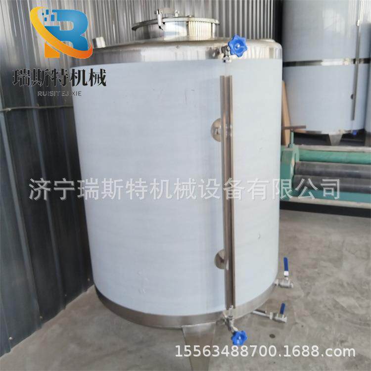 1立方蓝莓酒荔枝酒密封罐粮食酒储酒容器白酒不锈钢储酒罐