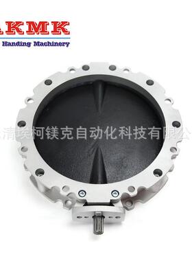 法兰蝶阀双法兰V2FS300GBN黑色套装粉体蝶阀放料蝶阀下料蝶阀