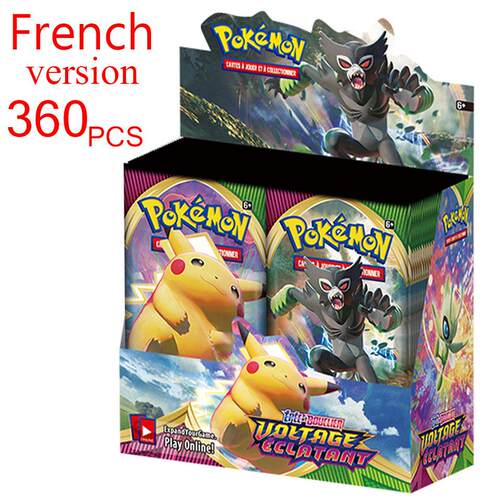 324Pcs Box Pokemon Card Shining Fates Style English Booster - 封面