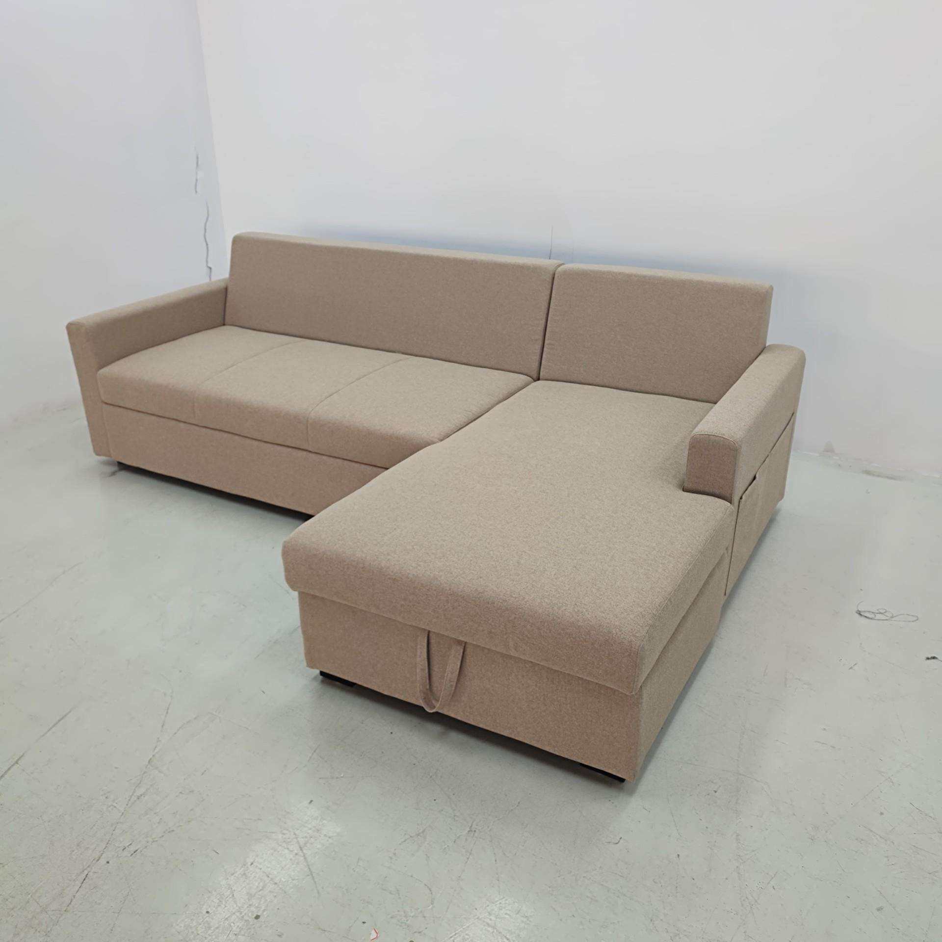 现代多功能组合沙发三人位沙发床带贵妃位超大储物箱可折叠两用