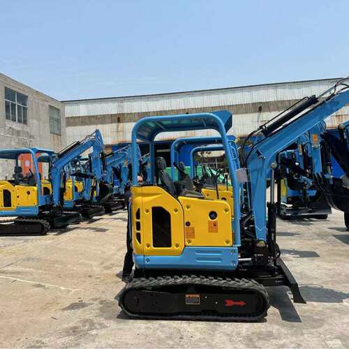 出口Russia履带式挖掘机 迷你excavator农用挖掘机大臂侧摆