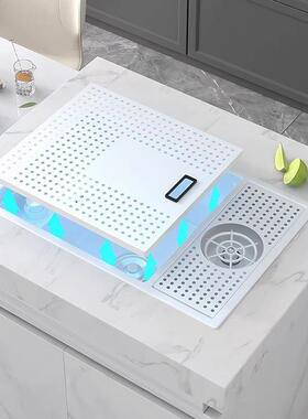 白色吧台小水槽迷你小水槽岛台隐形小尺寸水槽咖啡店隐藏式洗杯器