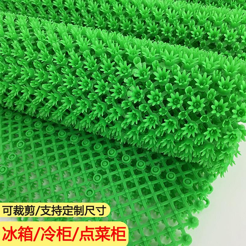 人造草坪仿真塑料草绿色海鲜寿司三文鱼展示柜假草皮冰箱软草垫子