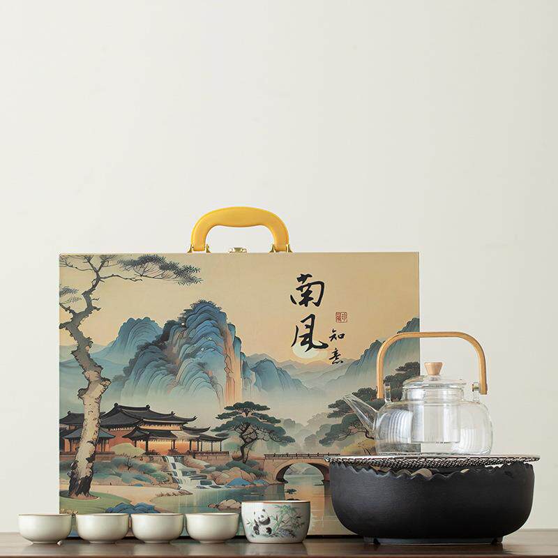 新款围炉煮茶家用室内煮酒煮茶壶电陶炉礼盒装送朋友长辈父亲老师