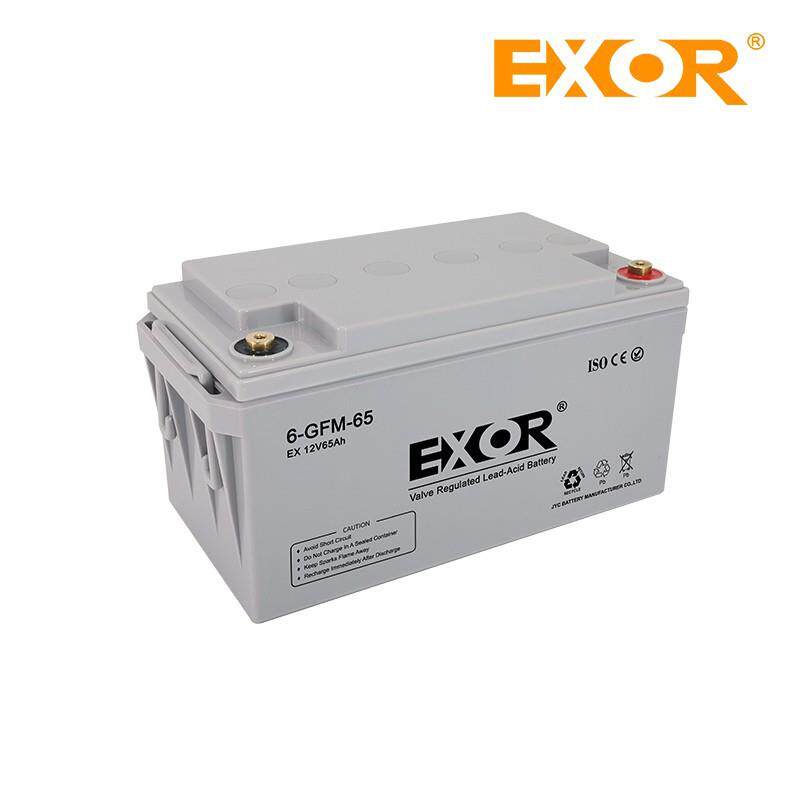 EXOR埃索蓄电池 EX65-12 12V6H 仪器应急铅酸免维护备用电源