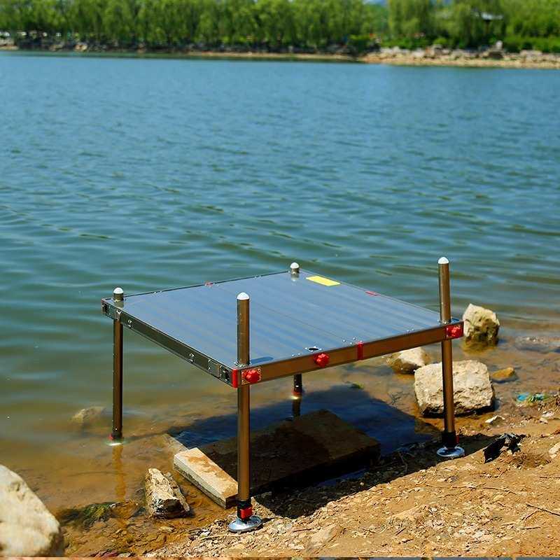 钓箱钓台新款加厚可折叠钓鱼台深水钓鱼平台轻多功能