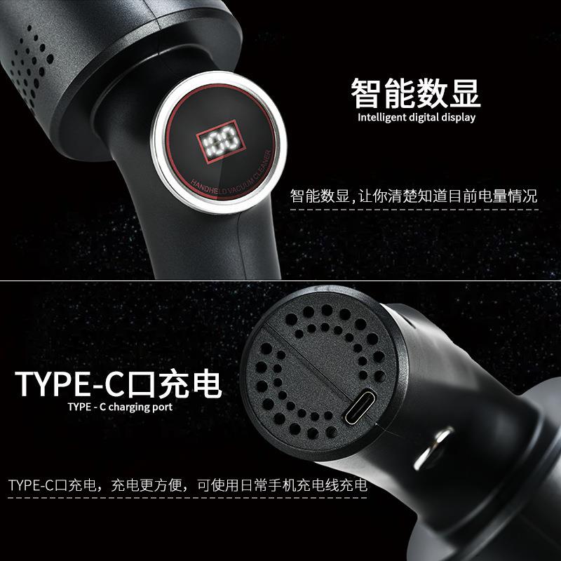 无线手持家用吸尘器汽车便携式大功率干湿两用吸尘器宠物吸毛器