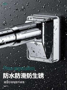 J6DA免打孔家用晾衣杆固定挂衣杆室内晒衣架伸缩单杆飘窗挂衣服凉