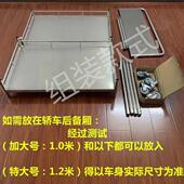 加厚不锈钢超市促销 台展示架摆摊小推车展广告地推便携移动试小吃