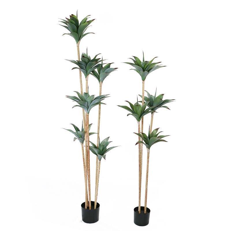 植物客厅造景盆栽摆件假树睡莲绿植落地花仿真风格家居装扮