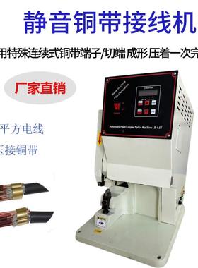 伺服铜对带机高速静音端子0铆接机4XNM.T接自动送料铜带压接机