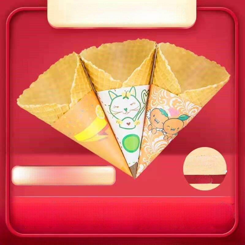 脆皮冰淇淋甜筒巨无霸脆皮甜筒冰淇淋甜筒大口蛋盘300商业