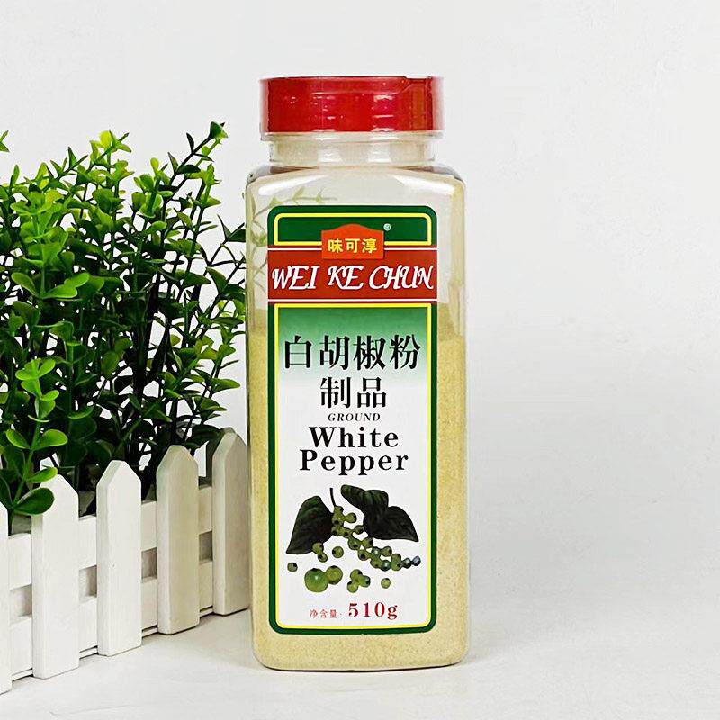 味可淳白胡椒粉510g大桶装复合调味料卤煮腌料烧烤调料牛排撒料商
