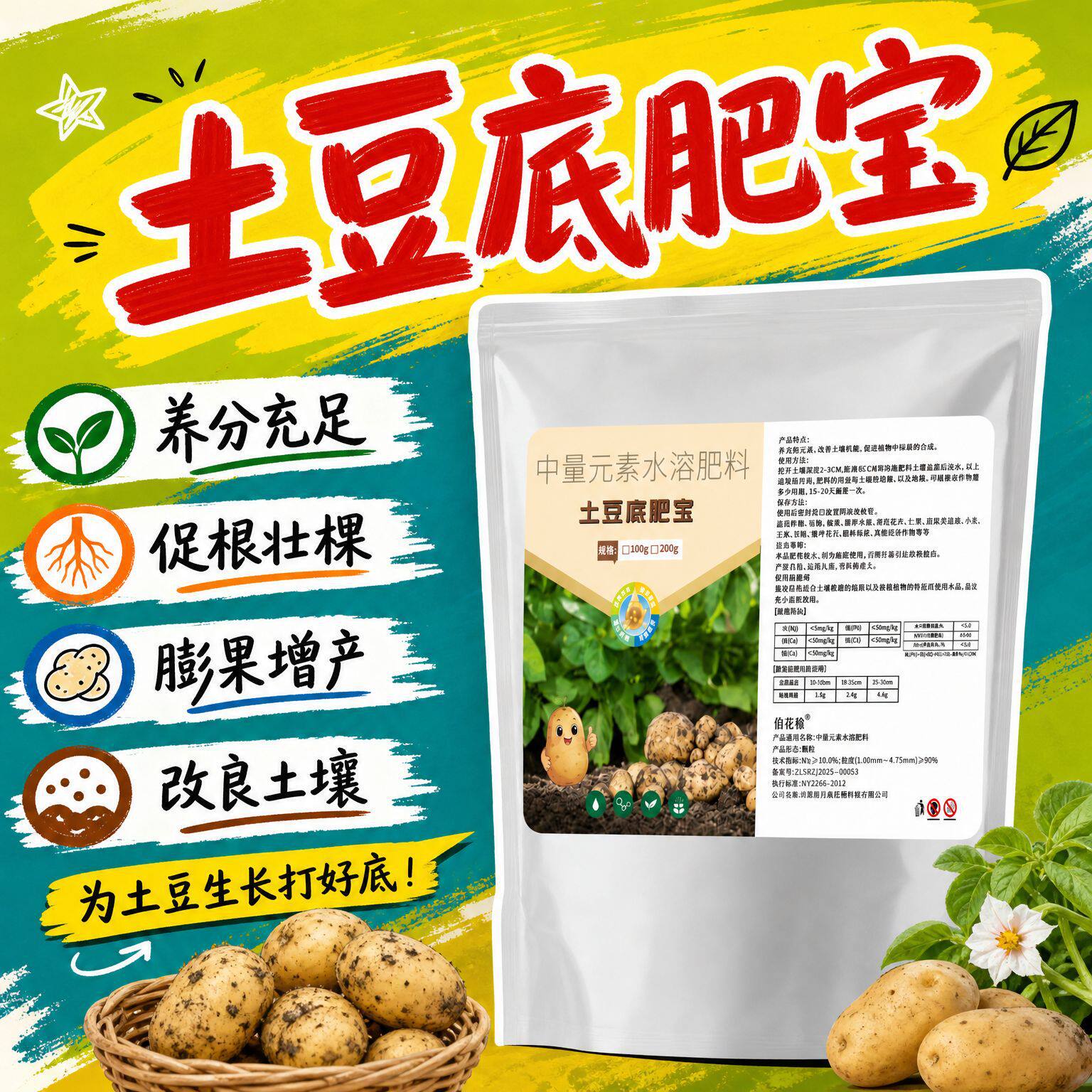 土豆底肥薯类作物专用栽培基质