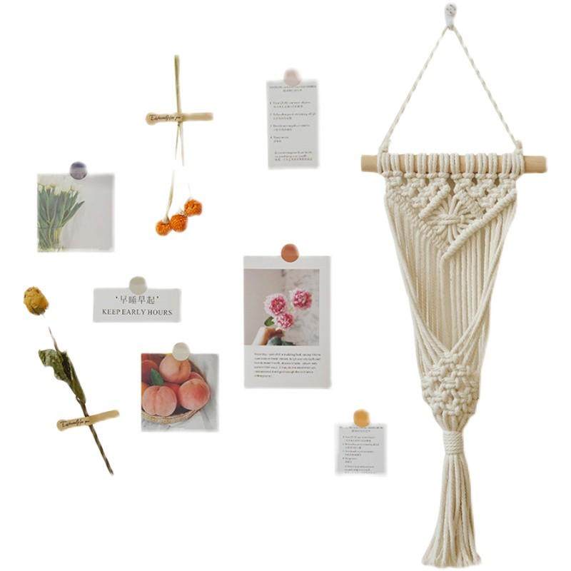 ins干花墙贴墙面装饰手工编织墙上挂件客厅卧室壁饰卡片墙饰挂毯,家居饰品,壁饰,淘宝优惠券,粉丝福利购,淘宝优惠卷