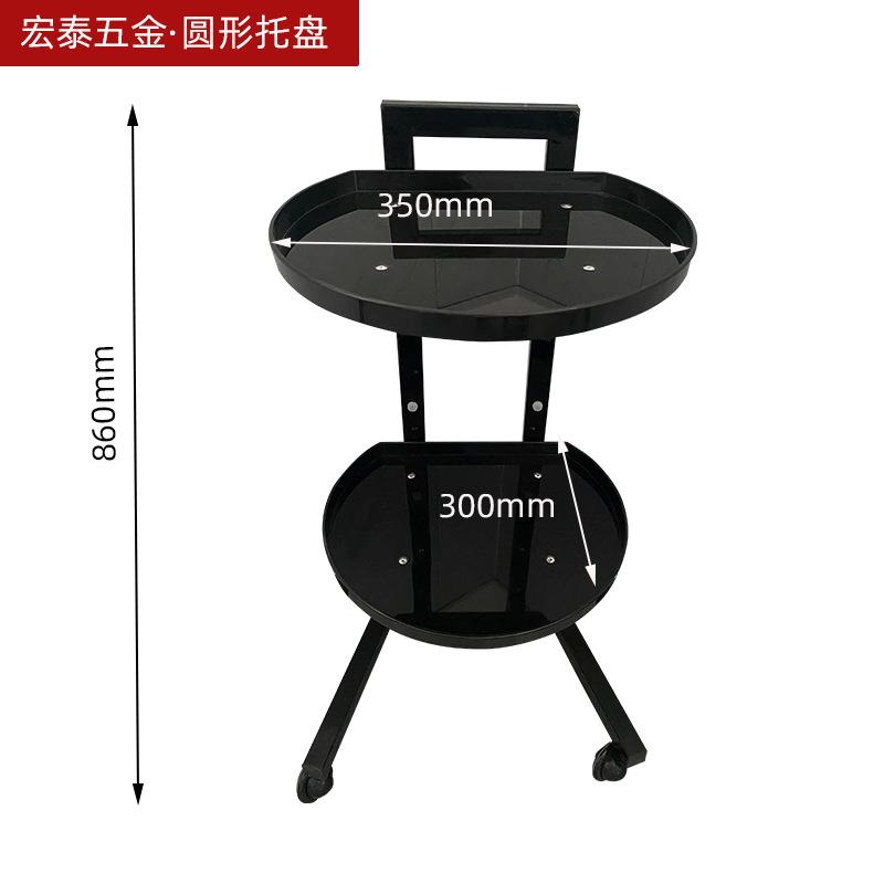 理发店工具收纳车美发店塑料小推车折叠美甲店收纳架子多功能