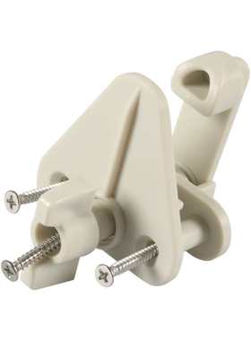 游艇白色塑料门扣 反锁固定扣套装 房车游艇皮划艇塑料扣门配件