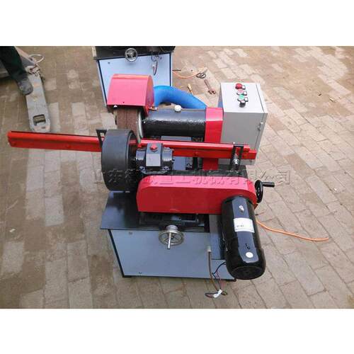 全自动外圆钢管抛光机 小型金属管材除锈机 台式圆棍拉丝研磨机