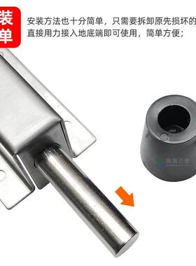 脚踏门吸配件橡胶头黑色橡皮头门顶吸定门器房门门挡防撞胶头避震