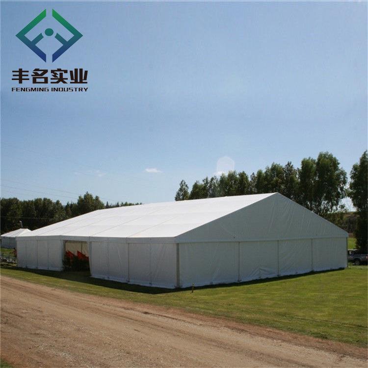 可移动拆卸户外活动帐篷白色PVC遮阳工厂仓库篷房工地储物帐篷