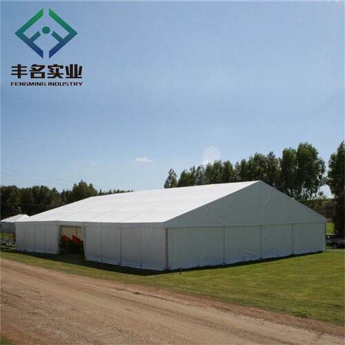 可移动拆卸户外活动帐篷白色PVC遮阳工厂仓库篷房工地储物帐篷