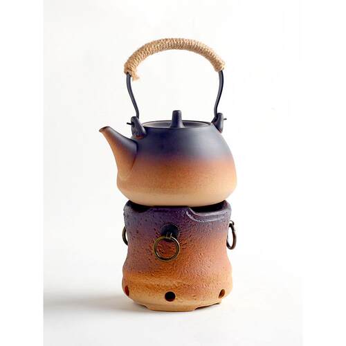 式围炉煮茶茶火炉家用室内酒中精炉煮茶K6PwI3n5器碳炉木炭茶煮壶