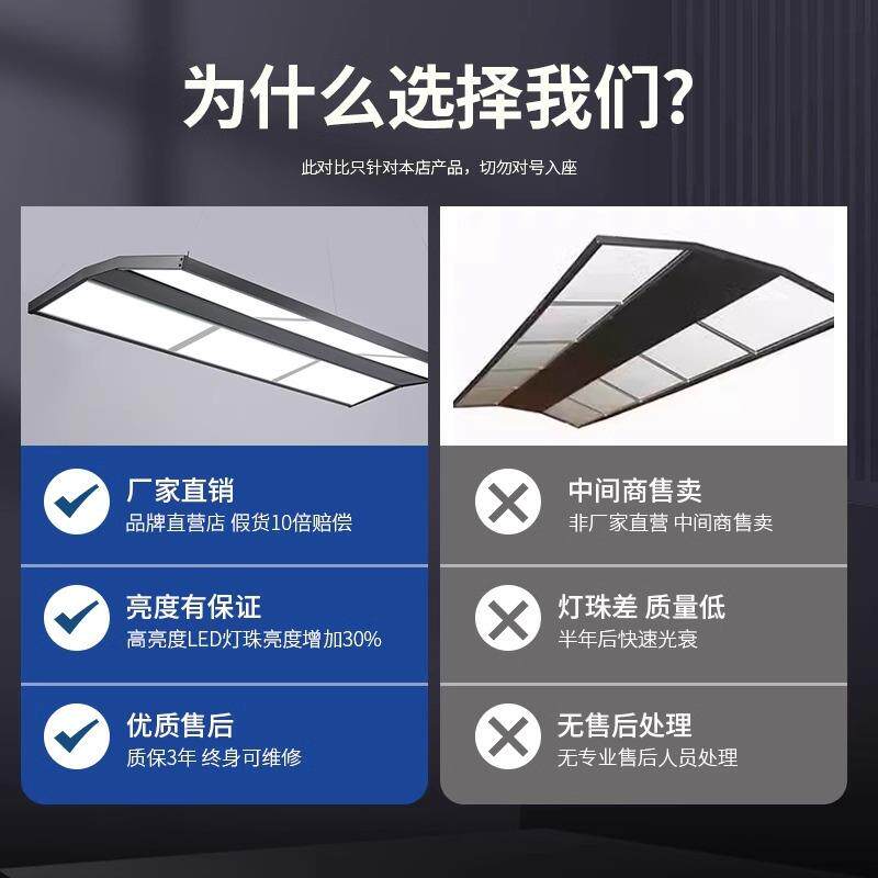 影灯0001健身耐房led桌球专用吊防眩目大无功率无频闪铝材用灯台