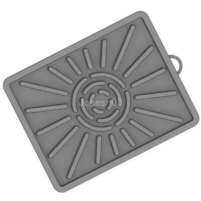 Q6PE Silicone Spatulas Mats 14.1x11.2inch Utensils Rest Pad