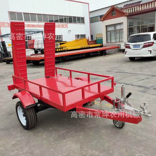 山东重型平板拖车1吨智能机器人运输车灭火机器人托运板车运输车