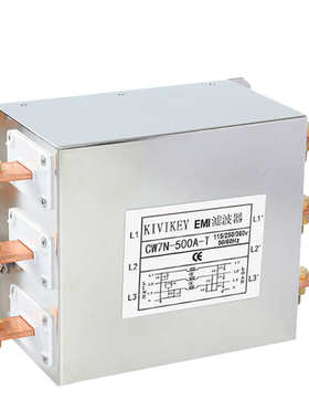 三相三线滤波器100a200a500a800a400a1000a380vemi抗干扰电源