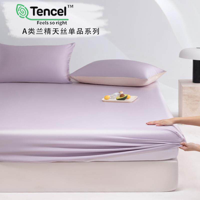 春夏季丝滑A类兰精天丝单件床笠南通家纺床上用品被单床罩保护套