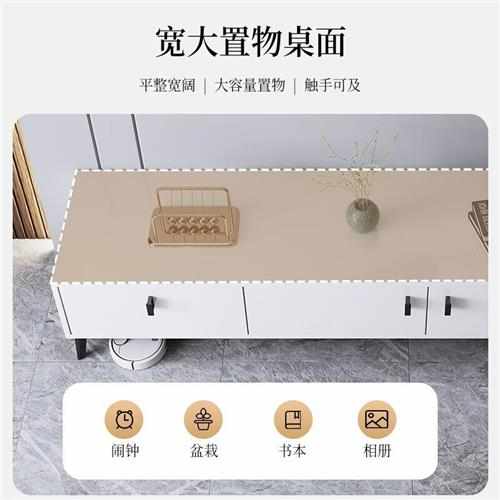 吉友爱电视柜茶几组合现代简约小户型意式视奢地柜电厅储物柜茶几