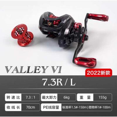 尔鱼山谷mini水滴轮鳜鱼v1渔轮高速路亚轮微物轮泛用轮远投双线杯