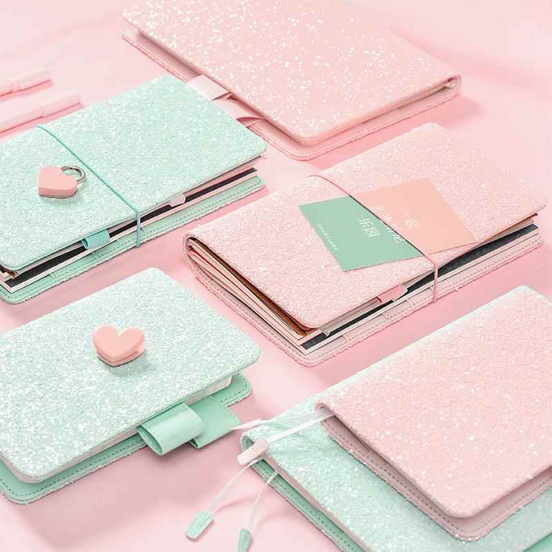 英范笔记本文具hobo定页亮片手账本日式创意旅行本小清新日记本子