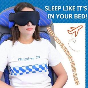 Neck Out Eye 100% Pillow Fixed with Mask Sleep