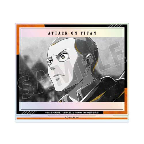 限购5/预定订金 AMNIBUS 进击的巨人 BLACK LABEL 镭射立牌 W0260