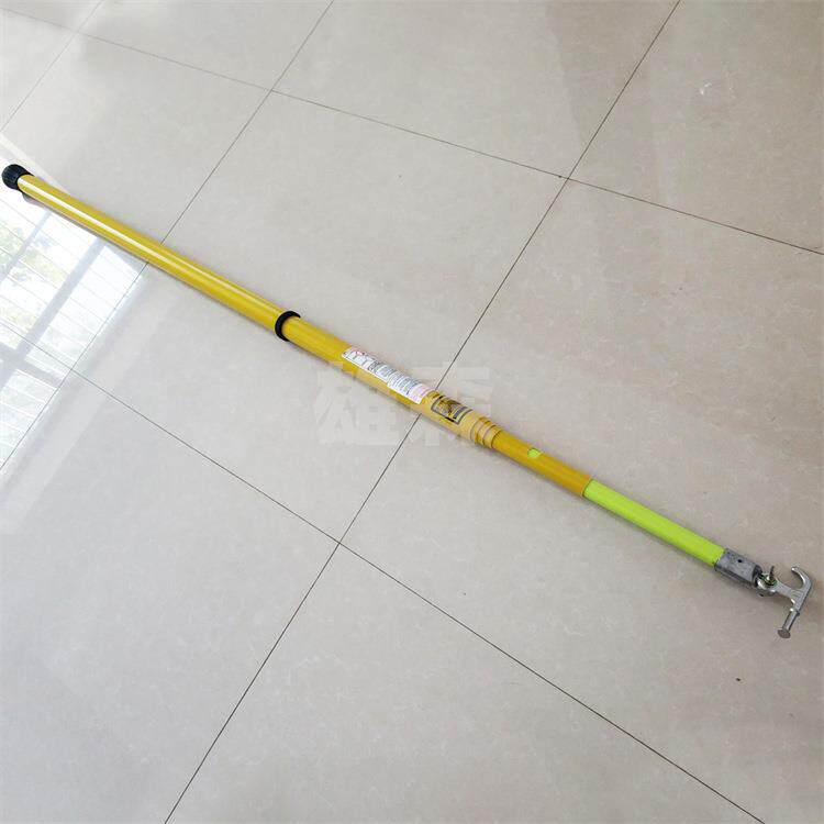 绝缘伸缩操作杆HV-208高压电工拉闸杆自锁式多节令克棒