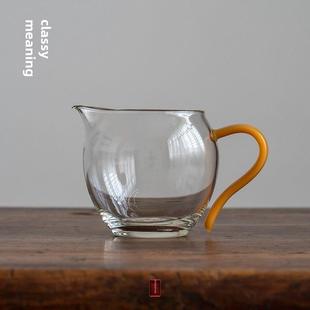 班宜公平杯茶海男杯茶分割器分割器茶杯均一杯纯手工高硼硅耐热玻