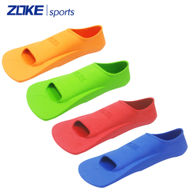 zoke洲克蛙鞋短款游泳脚蹼，儿童成人男女，通用脚濮专业训练游泳装备
