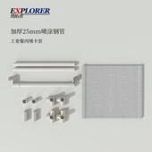 简易衣柜85 架号学生布艺衣橱 195布钢大衣柜管钢加粗加固双人组装