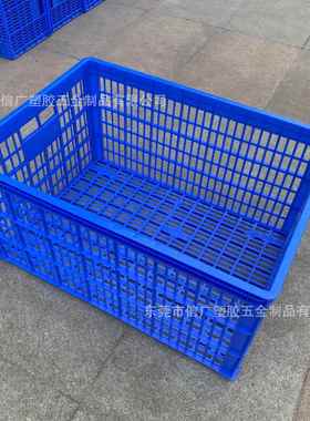 塑超料周PRI转筐长形加厚大号方带轮蔬菜水果装筐收纳快递布草服