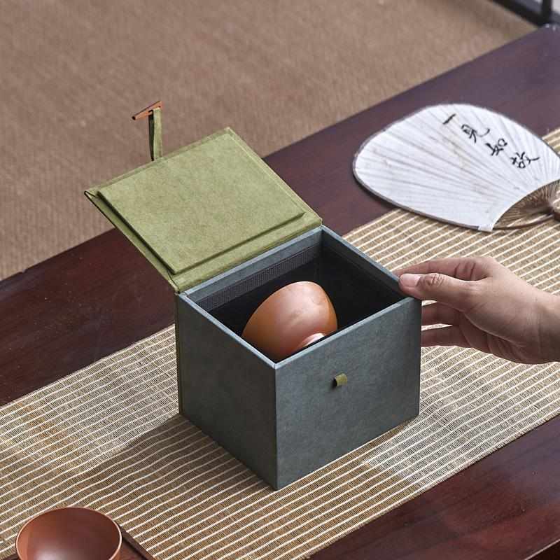 礼盒空盒子紫砂壶陶瓷包装盒茶杯建盏文玩玉石摆件工艺品锦盒定制