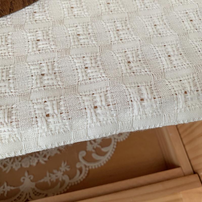 美式桌旗棉麻镂空风复古日式北欧蕾丝桌布电视柜鞋柜茶几餐桌