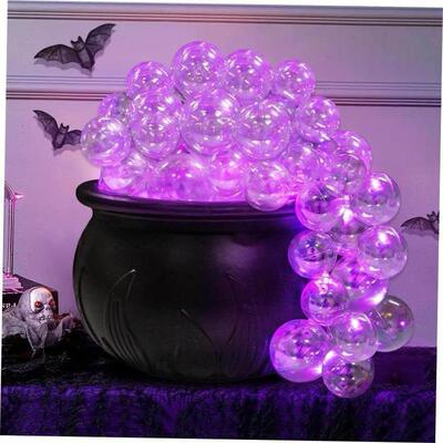 Halloween Purple Witch Bubble candy jar party decorations 罐