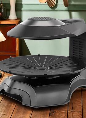 韩式电烤炉家用电烤盘烤肉机多功能室内旋转红外线烤盘bbq