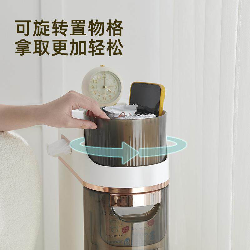 夹缝抽屉柜家用浴室置物架厨房收纳柜厕所窄缝滑轮储物柜整理柜子