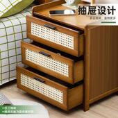简床头柜卧室家用小型床边柜柜收纳床头边约1871STCT几出租柜屋多